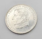 Coin FRG 5 Mark-Joseph Freiherr von Eichendorff 1788-1857-Silver-1957