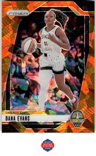 2024 Panini Prizm WNBA #72 Dana Evans Ice Orange Prizms