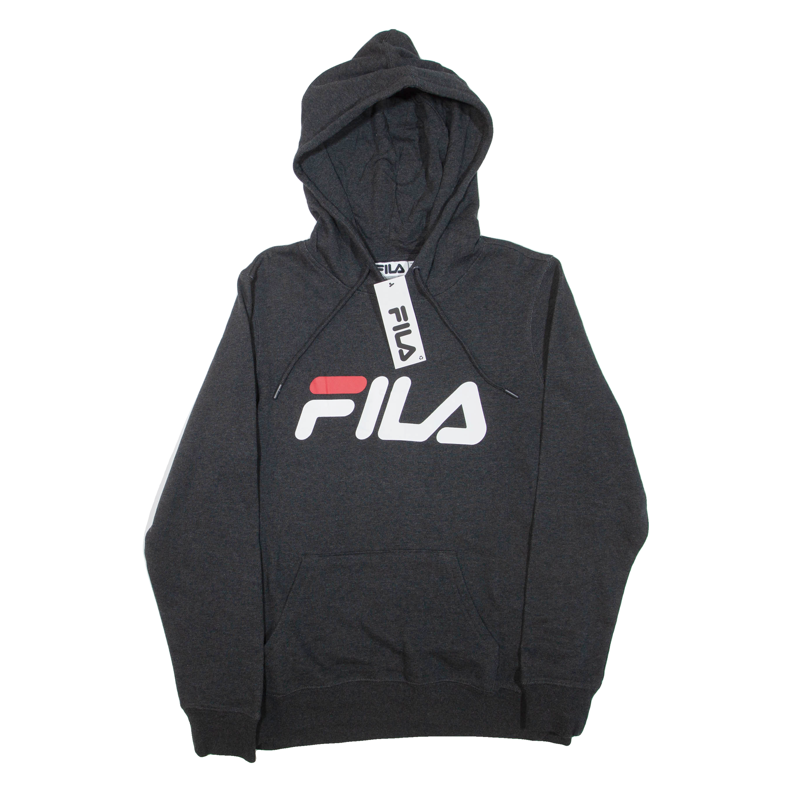 Felpa con cappuccio FILA donna grigia UK 16