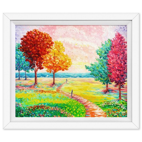 Svyatoslav Shyrochuk- Original Oil on Canvas "Tranquil Meadow"