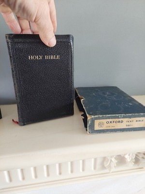 Oxford Text Bibel im Schuber gemarkt 581y Jade 24mo Oxford Presse Half Yapp vergoldet