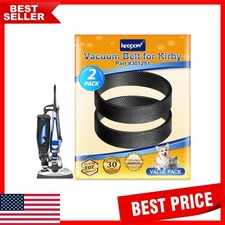 Sustain Vacuum Power with 2-Pack Kirby Replacement Belts - Fits All Generations