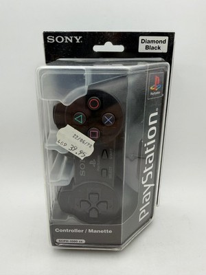 Original Sony DualShock Controller SCPH-1080 EB Diamond Black **PS1 NEU