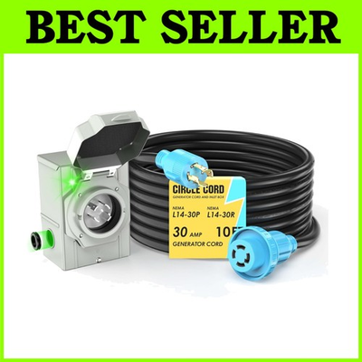 #ad #ad Convenient 10ft Generator to House Power Cord $94.99