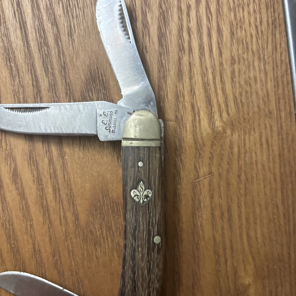 E.C. Simmons St Louis Mo. 3 Blade Stockman Pocket Knife - Image 3 of 3