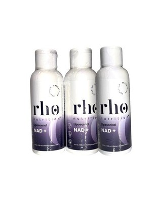 Rho Nutrition Liposomal NAD+  Ultra High Absorption Liquid 6/2027 Pack Of 3