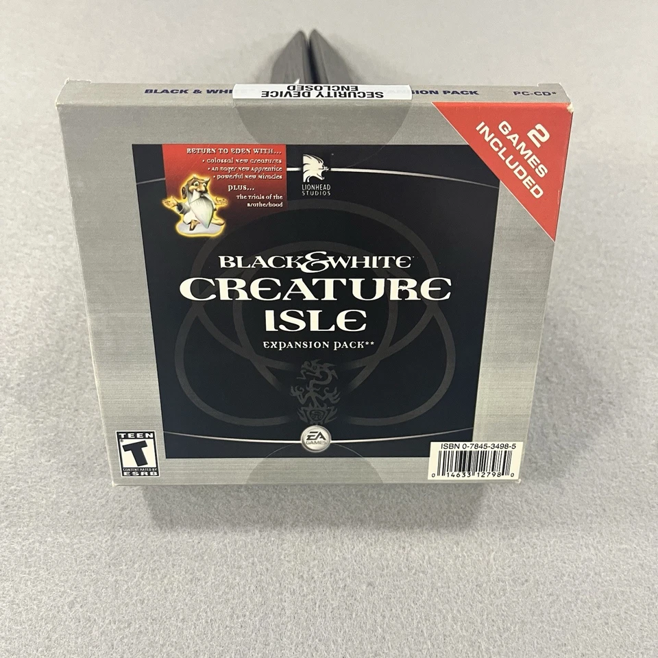 EA Black & White and Creature Isle Expansion PC (2003) Twin Pack - Rare! - Image 3 of 3