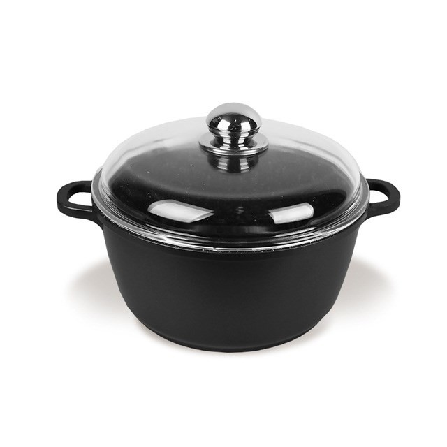 4820096552353 Maestro MR-4624C Topf mit Deckel 24 cm 4 l Schwarz Maestro 8490₽