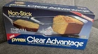 Corning Pyrex Clear Advantage 213-NS R 1.5 QT/1.5L LOAF DISH 8.5" X 4.5" VTG