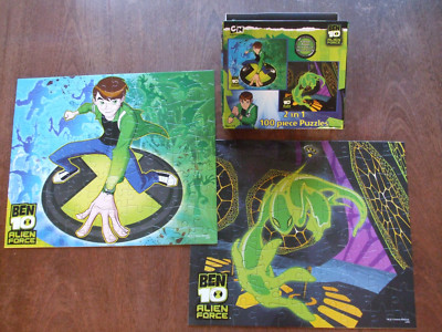2 x 100 Stück Cartoon Network Ben 10 Alien Force Stichsägen von Pressman