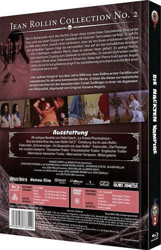 Die nackten Vampire (1970) (Cover C Mediabook, Blu-ray + DVD) The Nude Vampire - Picture 2 of 9