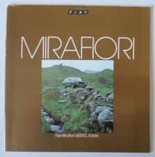 FIAT 131 MIRAFIORI 1600 CL ESTATE orig 1979 UK Mkt Sales Brochure