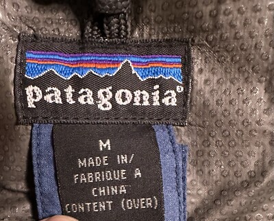 Patagonia Vintage Goretex Jacket #83405 Aquatic Blue Heather