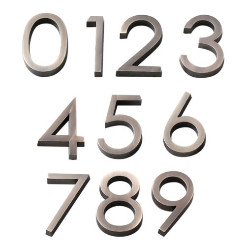 10 Pcs Self Adhesive Door Numbers Modern Door Numbers House Number Sign