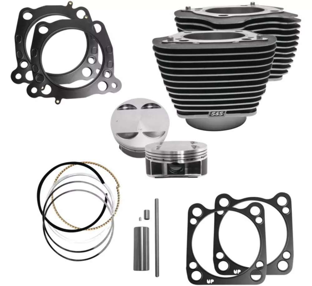 S S Cycle M8 Big Bore Cylinder Piston Kit 107
