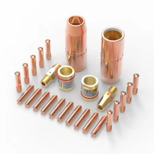 MIG Welding Gun Accessory Kit  .035" Tip-Nozzle-Diffuser for Miller M-25/M-40