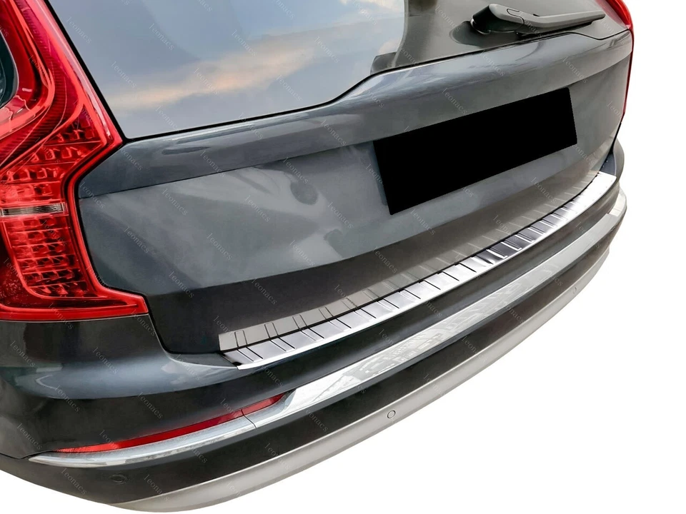 Per VOLVO XC90 II 2015-SU Cromato Protezione Paraurti (Brillante) ACCIAIO - Imagen 4 de 4