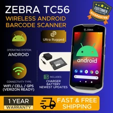 ✅Zebra TC56 Wireless Android 2D/1D/QR Code Barcode Scanner, 1-YEAR WARRANTY!🔥⭐