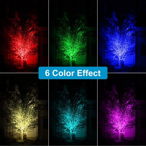 3/5 IN 1 Solar LED Pond Light RGB Spotlight Garden Outdoor Pool Submersible IP68 - Picture 17 of 53
