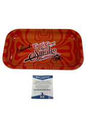 CHEECH AND CHONG SIGNED LARGE ROLLING TRAY AUTOGRAPH BECKETT PROOF COA 21