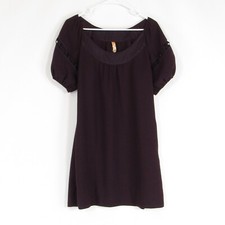 Eggplant purple ANTHROPOLOGIE MAEVE shift dress 2