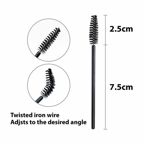 Disposable Mascara Wands Eyelash Brushes Spoolie Brush Lash Eyebrow Wand Spooly - Picture 4 of 16