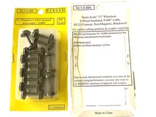 ReBoxx-1 33" HO Semi-scale wheels sets, .990" Axle Length, 12/ Pkg, NMRA RP-25