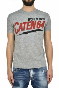 Camiseta Dsquared2 Gris Hombre Cuello Redondo Algodón Logo - Mod. | eBay