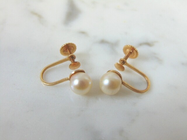 【HYERES LOR】22SS★ Essence 14K Raphine H pearl earring S 14k Gold Sapphire Baroque Pearl Earrings - J.H. Breakell and Co.