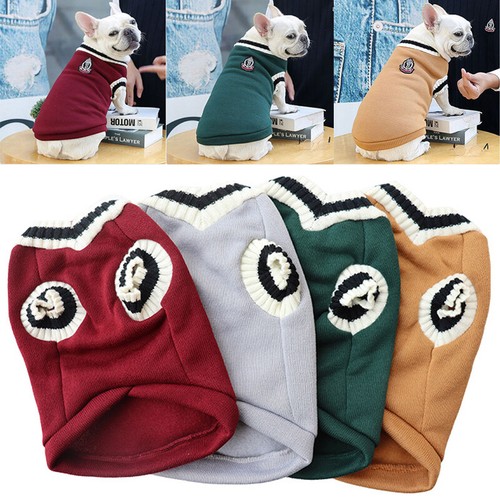 Warmer Haustier-Hundepullover Weihnachts-Welpenpullover Strickmantel C8 - Bild 10 von 62