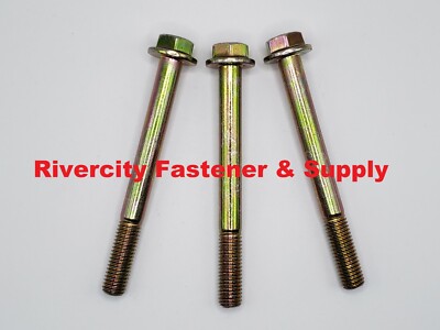 (40) M10-1.5x100 Head Hex Flange Bolts 10.9  M10x1.5 x 100 Flare Screws M10x100