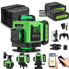 16 Line Laser Level 360° 4D Kreuzlinienlaser Kit Selbstnivellierend Wasserwaage