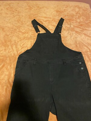 Women  ''Ava & Viv'' black overalls Size 18W