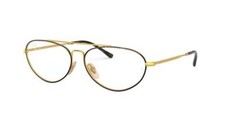 New Ray-Ban RX6454 2945 Gold Demo Lens 56/14/140 Authentic Eyeglasses