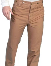 Scully Western Pants Mens Old West Rangewear Canvas Rugged F0_RW040
