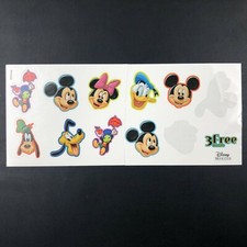Disney Movie Club Sticker 2 Sheet Promotional Mickey Mouse Minnie Goofy Pluto