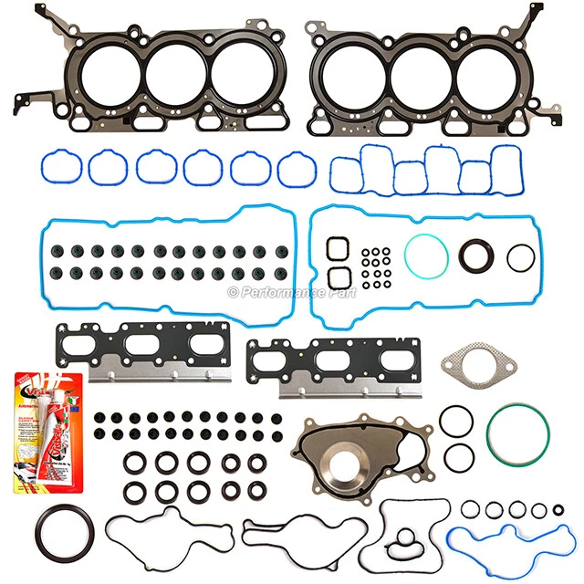 Juego completo de juntas para 11-13 Ford Edge Lincoln MKS MKT MKZ 3,7 L V6 DOHC 24V Foto 2 de 4