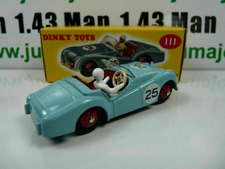 DT208 Voiture 1/43 réédition DINKY TOYS DeAgostini : TRIUMPH TR2 sports - Photo 3/3