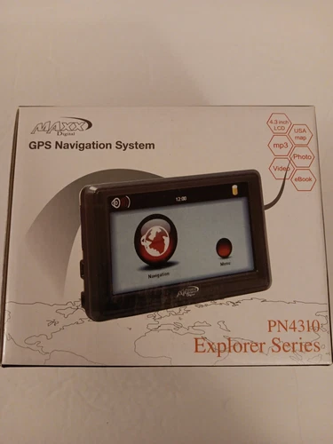 Maxx Digital PN4310 Explorer Series GPS Navigation / Portable Media Player 