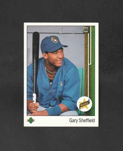1989 Upper Deck Gary Sheffield RC #13 ~ Rare Upside Down SS Error!