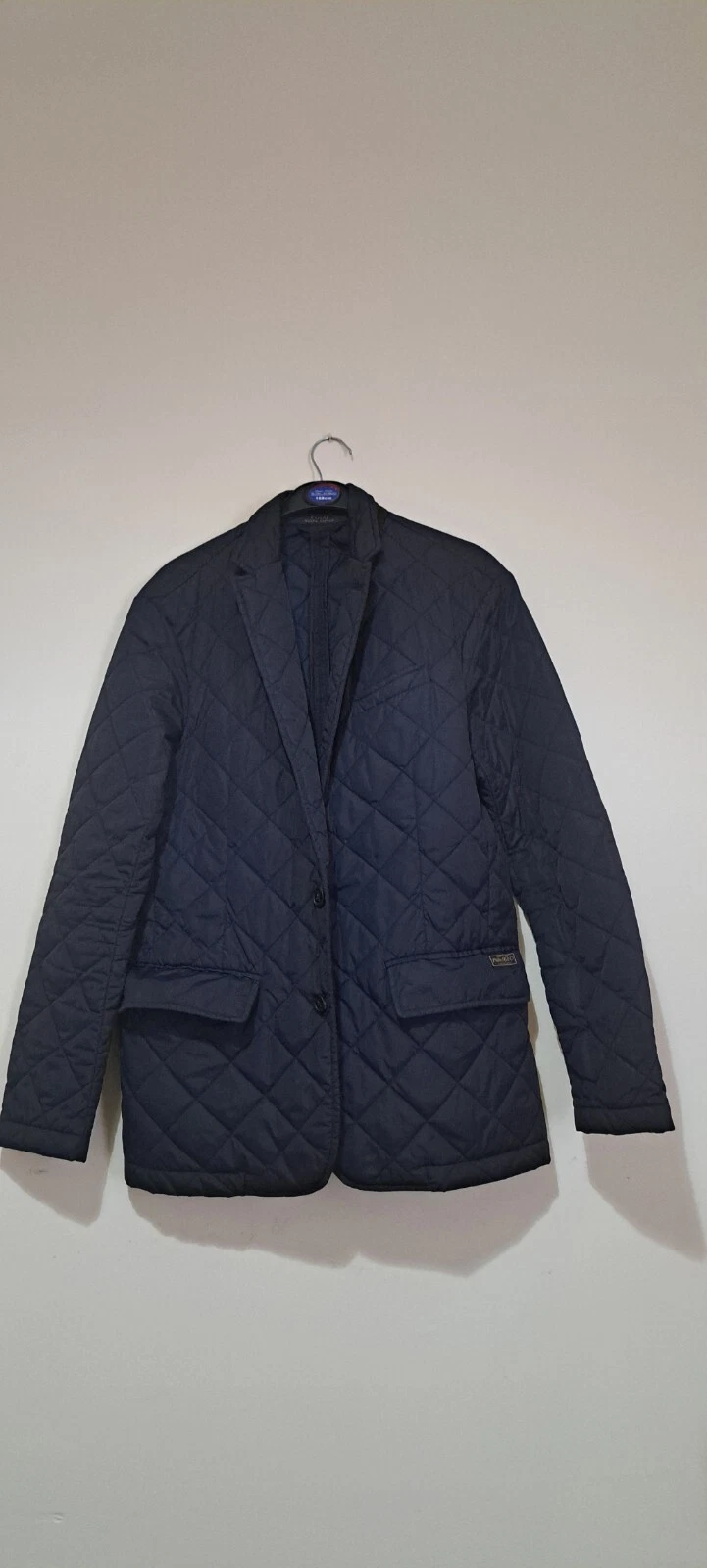 Polo Ralph Lauren Blue Quilted Mens Jacket, Small Size, RRP £350
