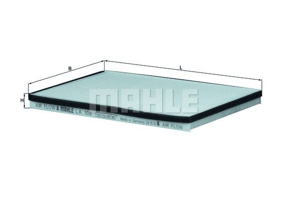 Knecht Mahle Innenraumfilter Pollenfilter Renault LA 108-image