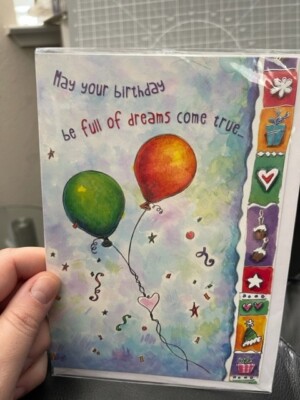 Special Thoughts May Your Birthday Be Full OF Dreams Card W/ Envelope New!!!
