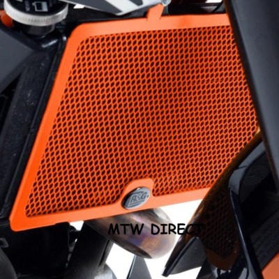 Rc390 Radiator Guard KTM RC390 2014-2018 R&G Racing orange radiator guard cover protector ...