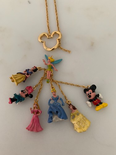 Bradford Exchange Ultimate Disney Princess 7 Charm Necklace