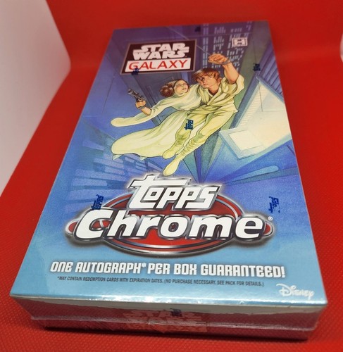 2021 Topps Chrome Star Wars Galaxy Factory Sealed Hobby Box - 1 Auto | eBay