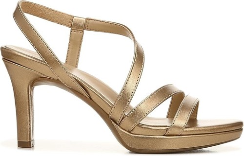 Naturalizer Women's Brenta Strappy Dressy Strappy Sandal, Bronze Pearl Size 6.5W - 第 6/7 張圖片