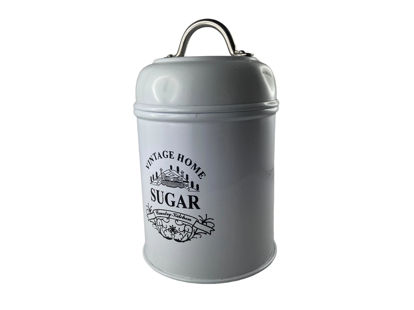 VINTAGE HOME SUGAR Country Kitchen Jar Sugar Sealed Dio Only For You 15cm
