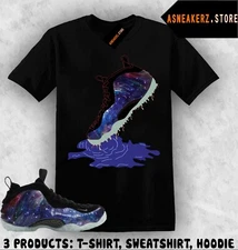 Shirt To Match Foamposite One Galaxy 2025 Sneaker Matching Shoe Dripping T-Shirt