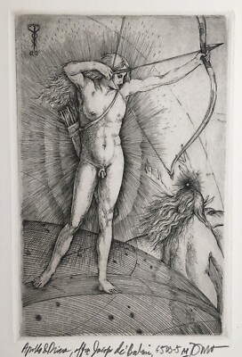 Copper engraving after Jacopo de  Barbari, Apollo and Diana, c. 1503 - 1505